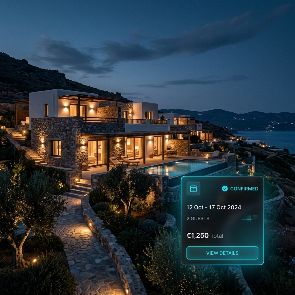 Direct bookings για βίλες και ξενοδοχεία στην Κρήτη